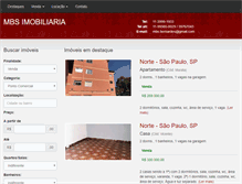 Tablet Screenshot of mbsimobiliaria.com